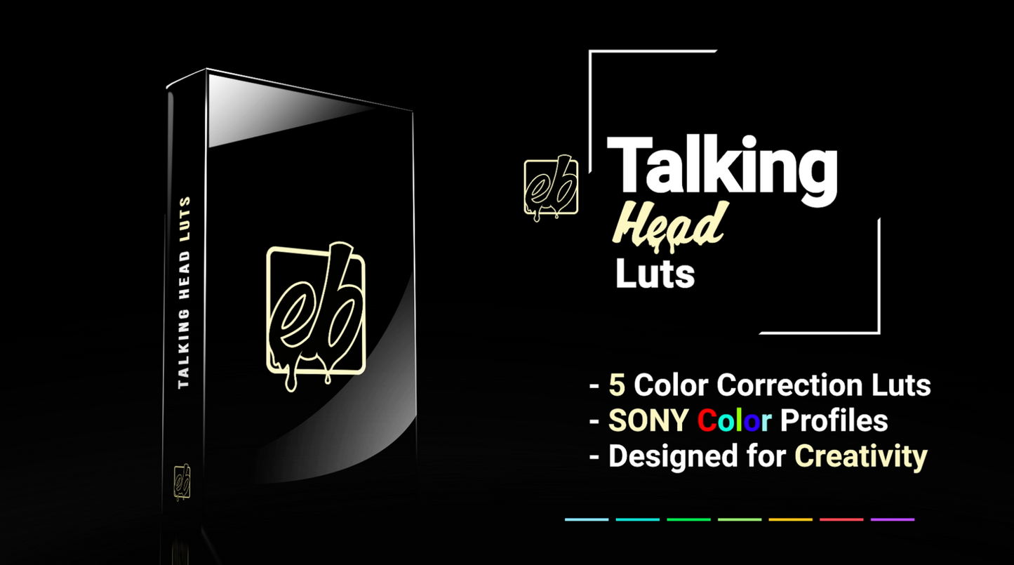 EditButter Studios - Talking Head Luts for Sony Cameras: The Full Collection